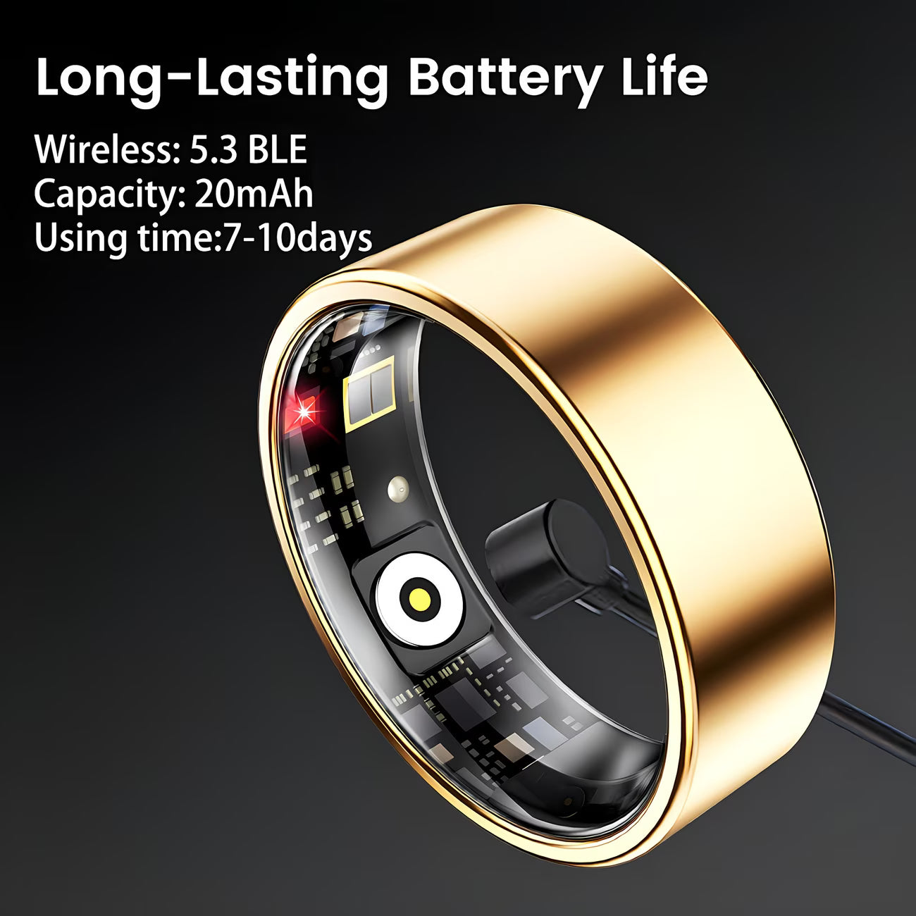 Smart Ring USA™  24/7 Health & Sleep Tracking Smart Ring Premium
